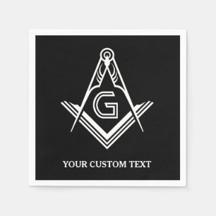 Personalized Masonic Napkins & Table Decorations