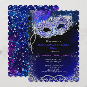 Personalized Masquerade Sneaker Ball Template