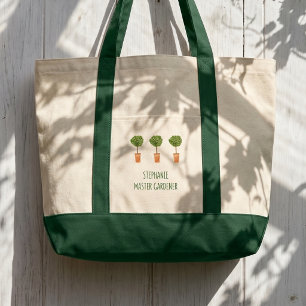 Personalized Master Gardener Tote Bag