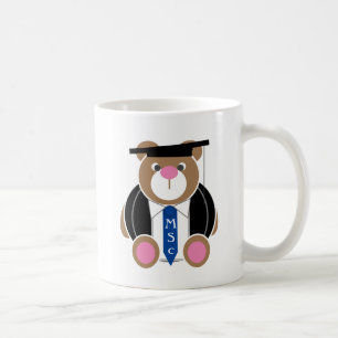 Personalized Master of science cute teddy bear Coffee Mug