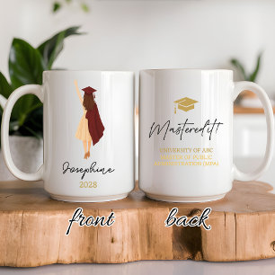 Personalized Master’s Mug Graduation Gift for Her