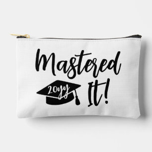 Personalized Masters Degree Graduation Mastered It Accessory Pouch
