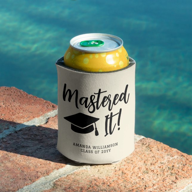 Personalized Masters Degree Graduation Mastered It Can Cooler (In Situ Pool)