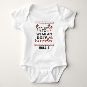 Personalized Matching Family Christmas Holiday Baby Bodysuit