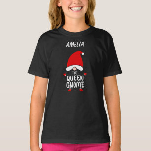 Personalized Matching Family Funny Christmas Gnome T-Shirt