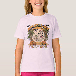 Personalized Matching Family Name Summerween T-Shirt