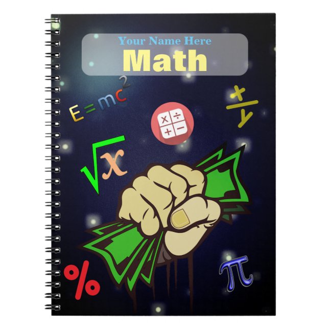 Personalized Math NoteBook (Front)