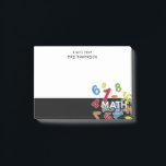 Personalized Math The Only Subject Fun Modern Post-it Notes<br><div class="desc">Modern trendy math inspired design for all lovers of math,  including teachers,  accountants,  scientists and students to name a few! Personalize with your name making it perfect for the classroom and office. Designed by Thisisnotme©</div>
