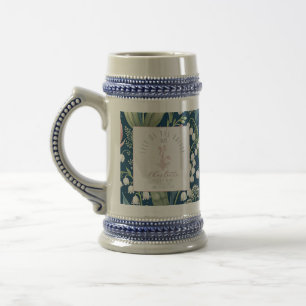 Personalized May Birth Flower Beer Stein