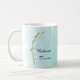 Personalized May Flower Mug