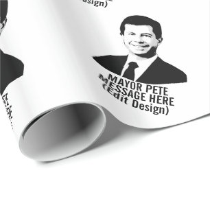Personalized Mayor Pete Wrapping Paper