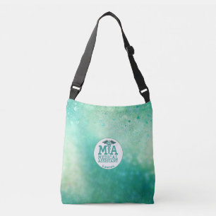  Personalized Medical Assistant Green  Crossbody Bag