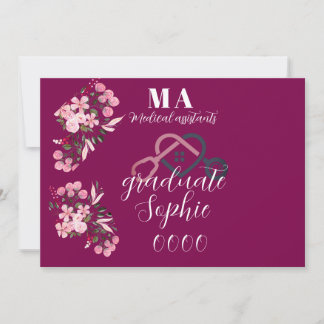 Personalized medical assistants graduate invitation