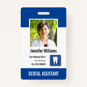 Personalized Medical Employee Logo Photo ID Badge