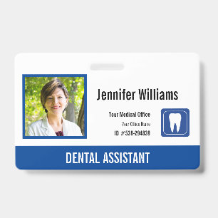 Personalized Medical Employee Logo Photo ID Badge