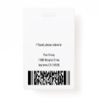 Personalized Medical Employee Photo ID