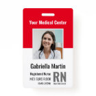 Personalized Medical Employee Photo ID