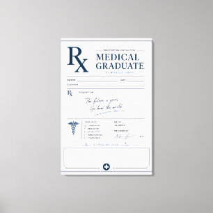 Personalized Medical Graduate Class 2026 Canvas Print
