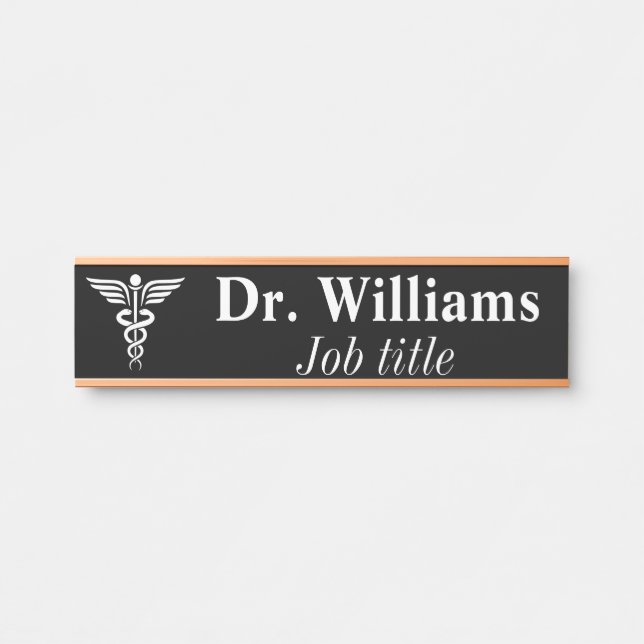 Personalized MEDICAL & Hospital Pharmacy Door Sign (Front)