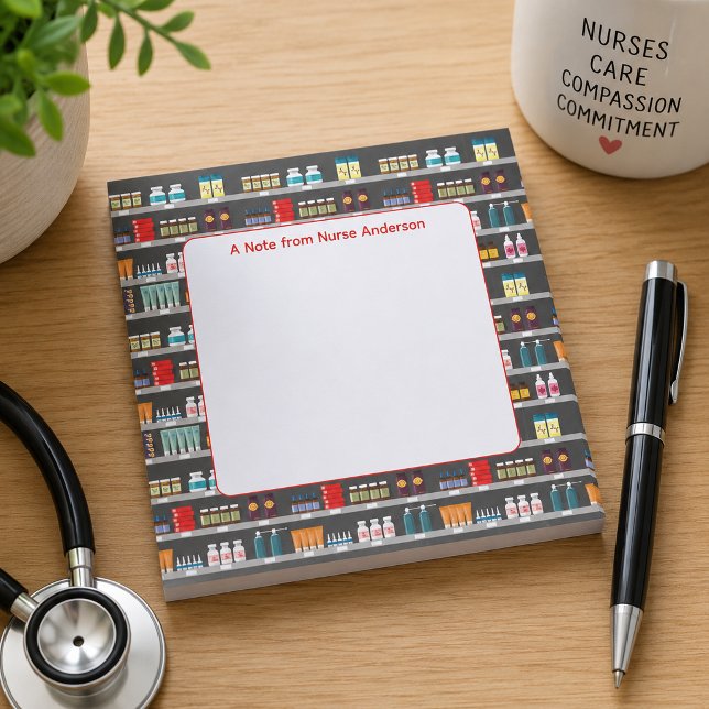 Personalized Medical Nurse Sticky Notes  (Creator Uploaded)