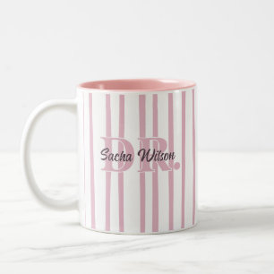 Personalized Medical Professional Gift Two-Tone Coffee Mug