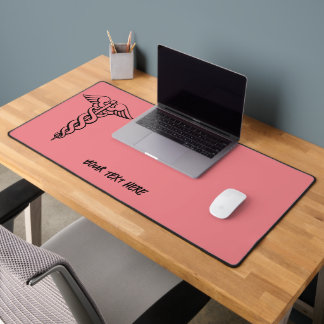 Personalized Medical Symbol Desk Mat