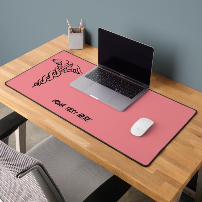 Personalized Medical Symbol Desk Mat (Office 2)