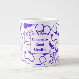 Personalized Medical Theme Healthcare Professional Large Coffee Mug