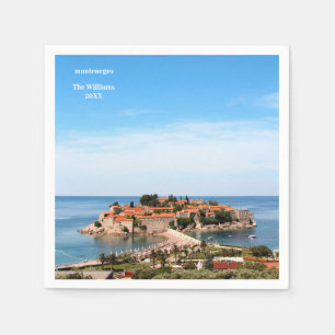 Personalized Mediterranean Minorca Napkin