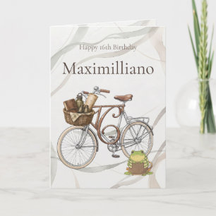 Personalized Meet Zochi 16th Birthday Card