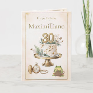 Personalized Meet Zochi 30th Birthday Card