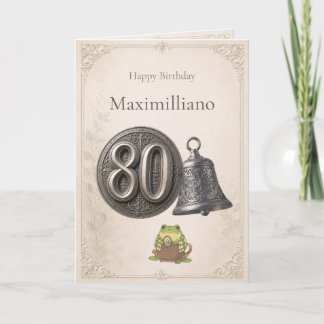 Personalized Meet Zochi 80th Birthday Card