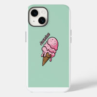 Personalized Melting Ice Cream Cone