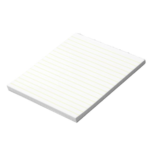 Personalized Memo Pad with Business Lines (Rotated)