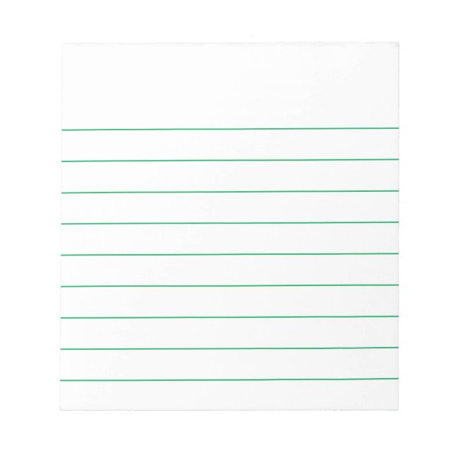 Personalized Memo Pad with Business Lines (Front)