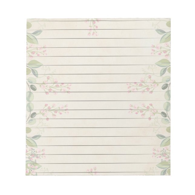 Personalized Memo Pad with Business Lines (Front)