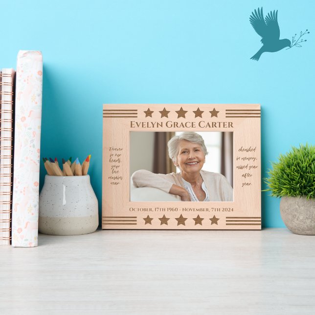 Personalized Memorial Custom Name Remembrance  Etched Frames (Creator Uploaded)