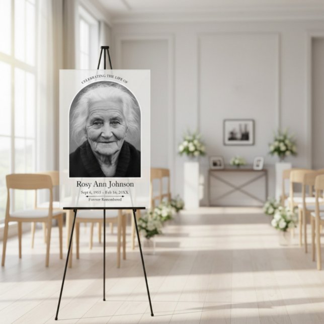 Personalized Memorial Funeral Photo  (Créateur téléchargé)