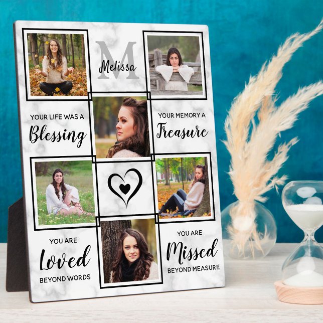 Personalized Memorial Keepsake Unique Photo Plaque (Creator Uploaded)