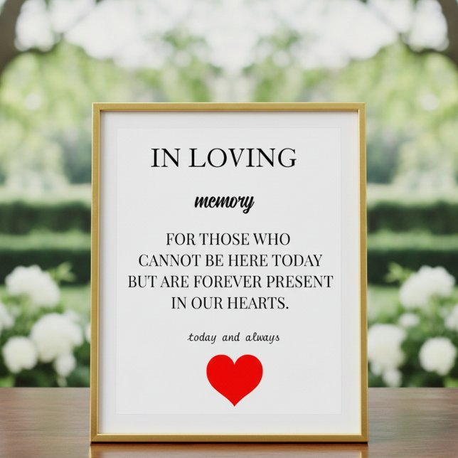 Personalized Memorial Keepsakes – Honor Loved Ones Poster (Creator Uploaded)