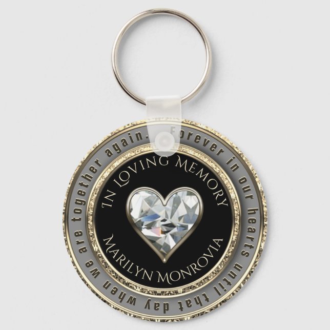Personalized Memorial Keychain (Front)