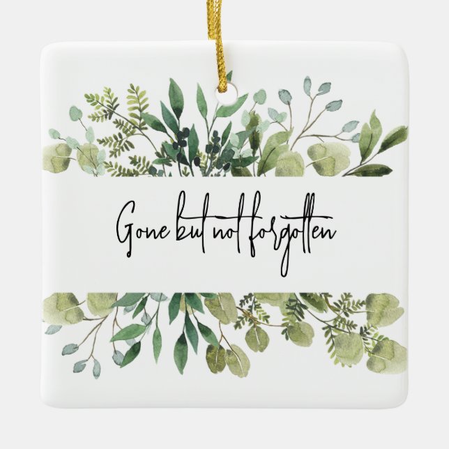 Personalized Memorial Ornament (Front)