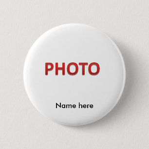 Personalized Memorial Photo 2 Inch Round Button