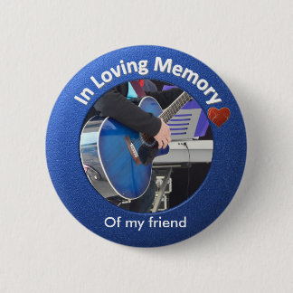 Personalized Memorial Photo 2 Inch Round Button