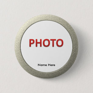 Personalized Memorial Photo 2 Inch Round Button