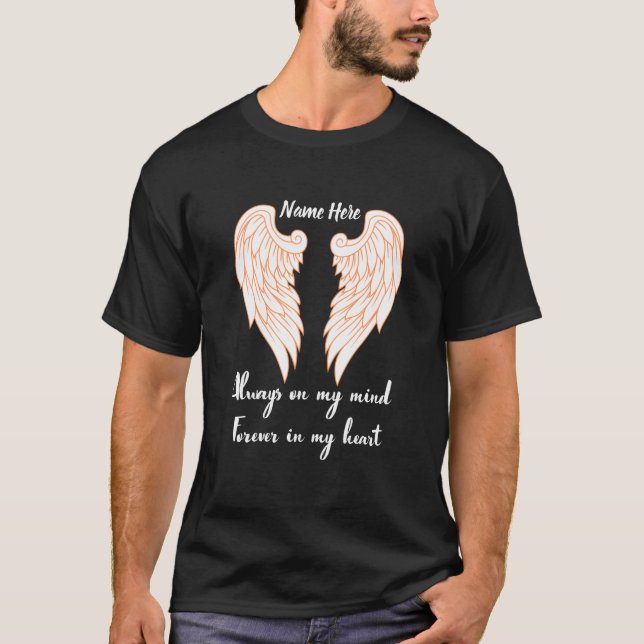 Personalized Memorial  T-Shirt (Front)