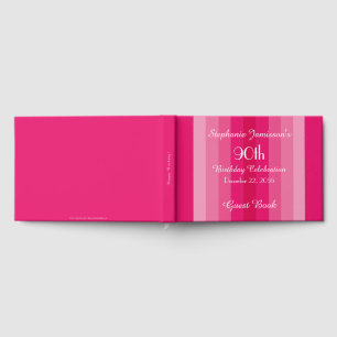 Personalized Memory/Guest Book 90th Birthday Party