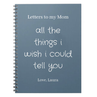 Personalized Memory Journal Letters to my Mom