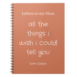 Personalized Memory Journal Letters to my Mom