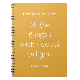 Personalized Memory Journal Letters to my Mom